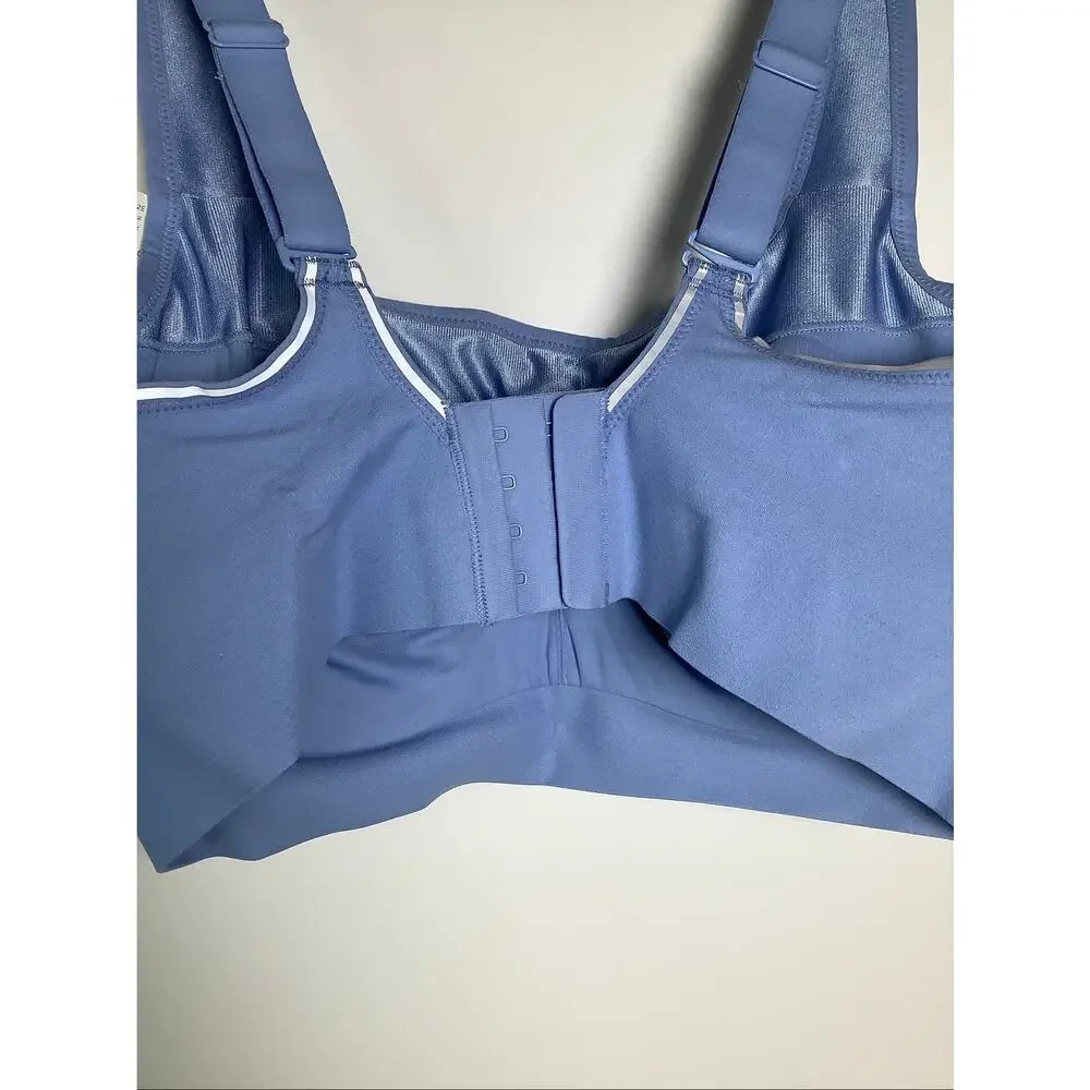 Wacoal Women's 34DDD Bel Air Blue Sydney Sport Underwire Bra Athleisure C15-2